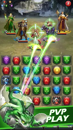 Game screenshot MythWars & Puzzles: RPG Match3 apk download