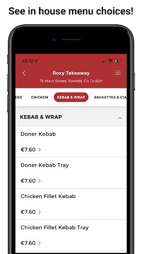 Roxy Takeaway Screen 2