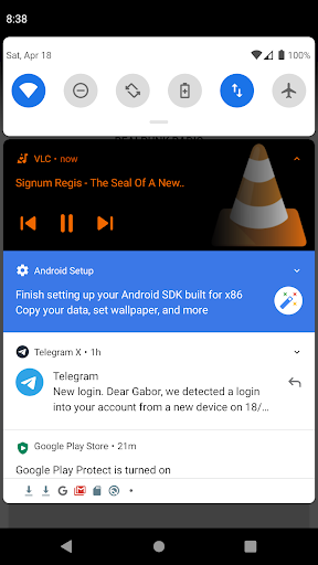 Android application Playlist on bluetooth screenshort