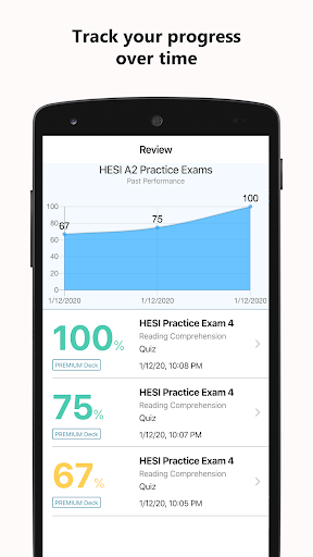 HESI A2 Practice Exams Screen 3