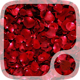 Red rose Petals Wallpaper icon