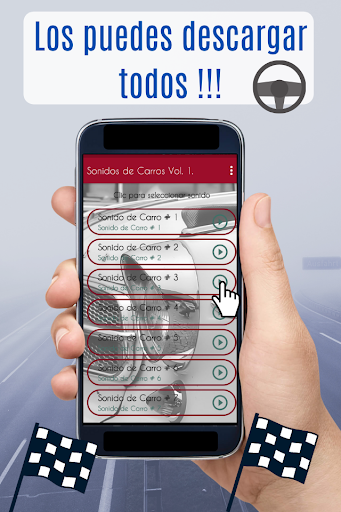 Sonidos de Carros, tonos. Screen 2