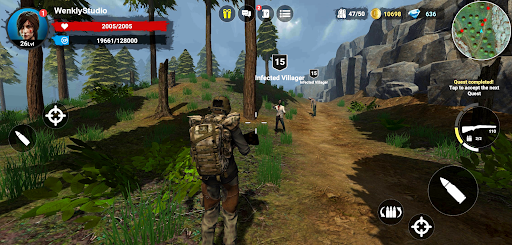 Android application Horror Forest 3 open-world RPG screenshort