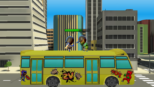Bus Ninja Master Fighting Game