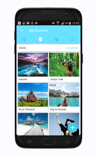 Squirrel Bucket List Goals app