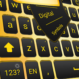 「黒と黄色のキーボード」のアイコン画像