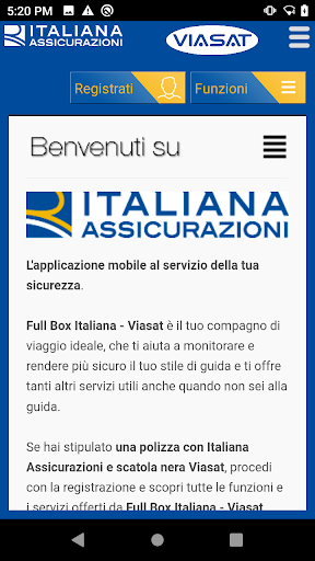 Android application Full Box Viasat Italiana screenshort