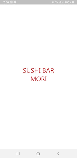 Android application Sushi Bar Mori screenshort