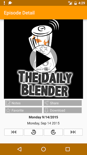 Android application The Daily Blender screenshort