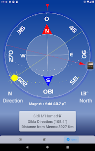 Qiblah Compass: Prayer Timings APK (Free Purchase) 3