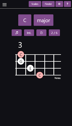 Ukulele Chords & Scales Screen 2
