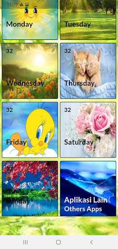 Android application Everyday Wishes screenshort