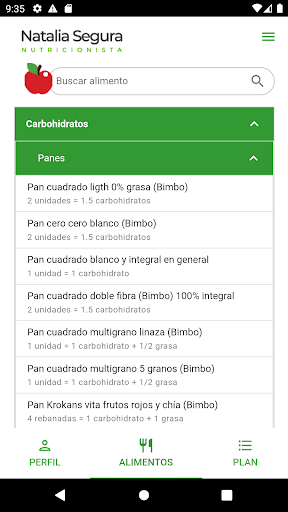 Nutricionista Natalia Segura Screen 3