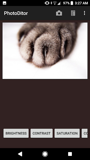 Android application PhotoDitor screenshort