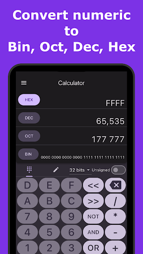 Dev Calc -Developer Calculator Screen 2