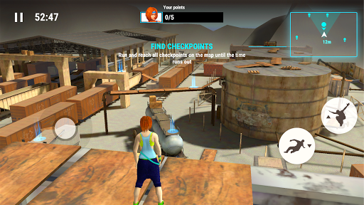 Parkour 3D จำลอง