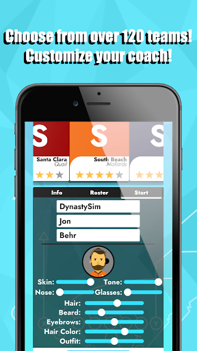 Android application College Football: Dynasty Sim screenshort