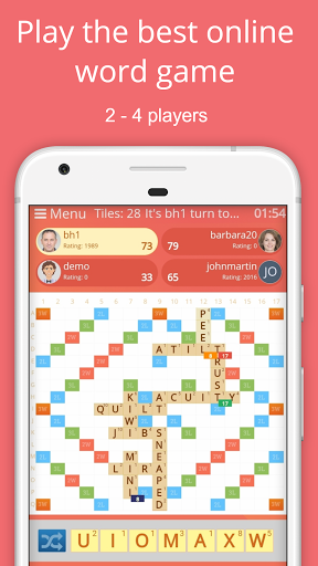 Rackword - Free real-time multiplayer word game screenshots 1