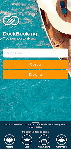 Android application DockBooking screenshort