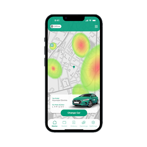 Android application Taxi Driver - سائق الأجرة screenshort