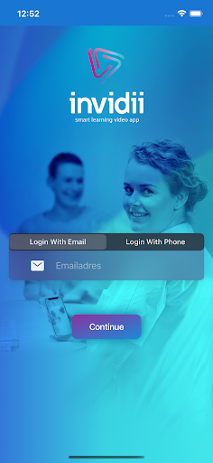 Android application INVIDII screenshort