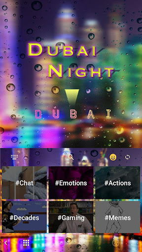 Dubai Night Keyboard Theme Screen 3