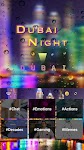 screenshot of Dubai Night Keyboard Theme