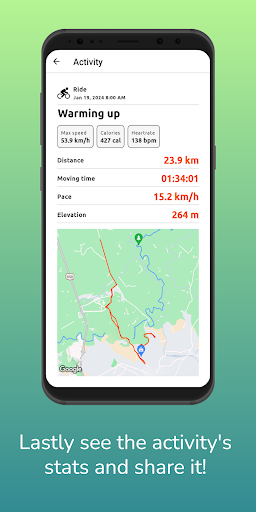 Stats-va: Stats from Strava Screen 3