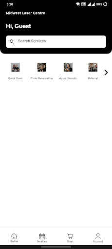 Android application MidWest Laser Mobile screenshort