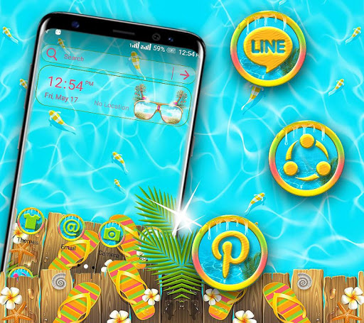 Cool Summer Launcher Theme