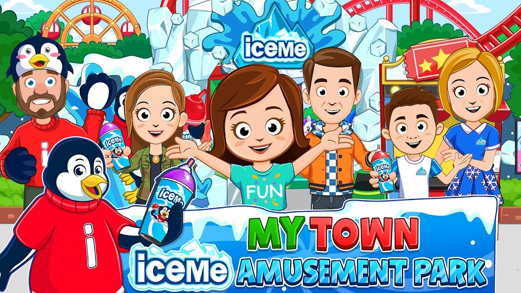 My Town : ICEME Amusement Park banner