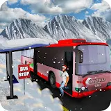 Snow Christmas Bus Simulator icon