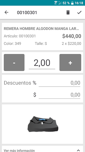 Factura zMobile Screen 2