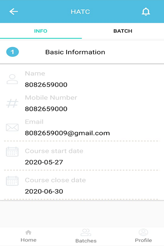 Android application HATC CLASS I screenshort