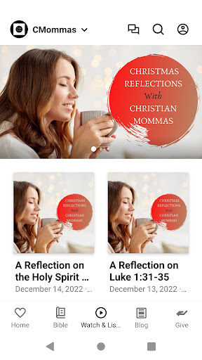 Christian Mommas Screen 2