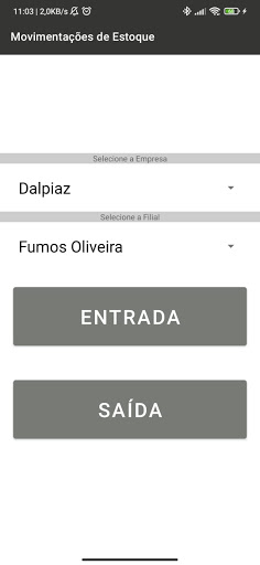 Movimento de Estoque Screen 2