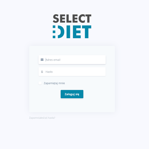 Select diet Screen 2