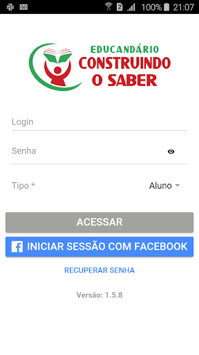 Android application Construindo o Saber screenshort