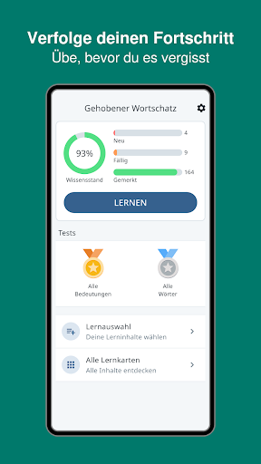 Gehobener Wortschatz Trainer screenshot 2