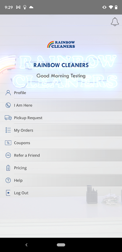 Rainbow Cleaners Screen 2