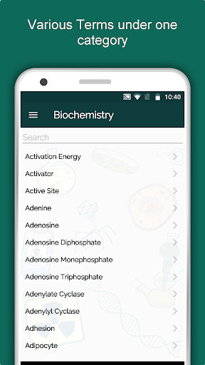Screenshot of Biology Dictionary Offline