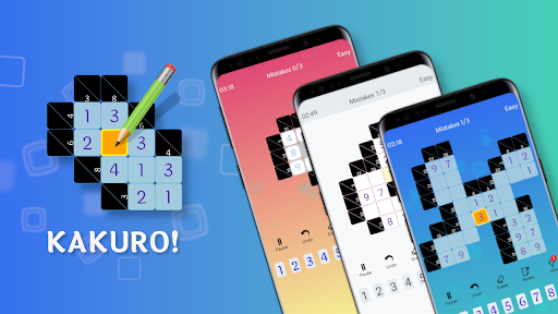 Android application Kakuro: Number puzzle screenshort