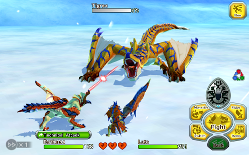 Monster Hunter Stories -kuvakaappaus