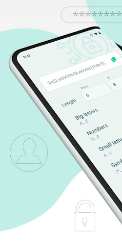 Android application Strong Password screenshort