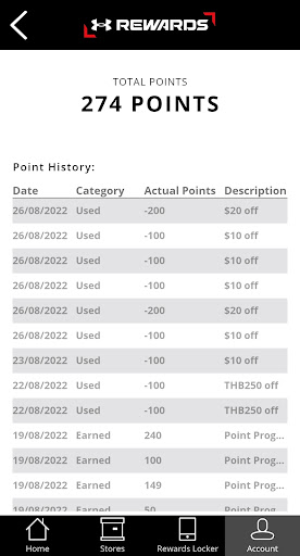 UA Rewards Screen 3