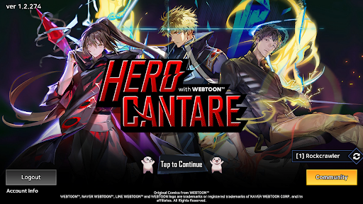 Hero Cantare with WEBTOONu2122 1.2.255 screenshots 1