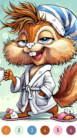 Game screenshot Granny Color By Number Game mod apk