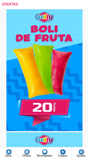 Helados Willy Screen 2