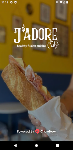 Android application J'adore Cafe screenshort