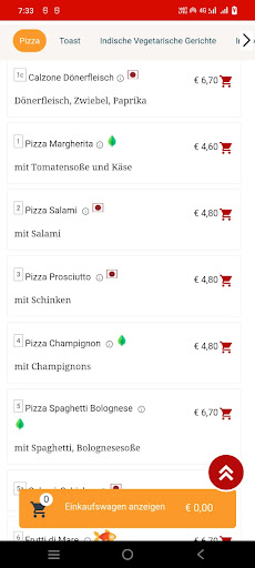 Sahi Pizza Service Screen 3